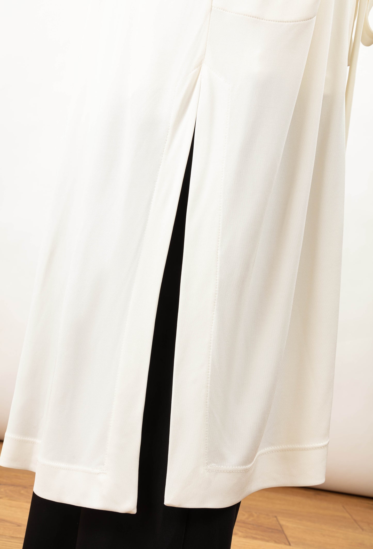 Kimono Marcella ivoire en viscose 5