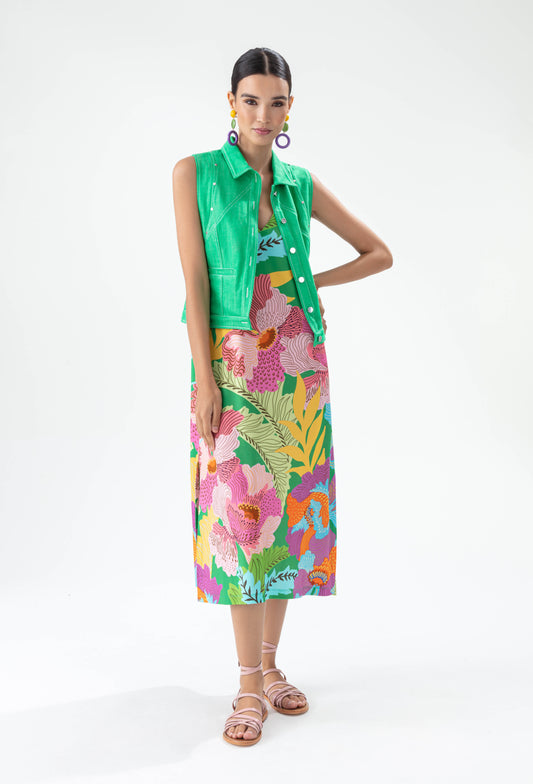 Robe Prisme imprimé colors flowers 4