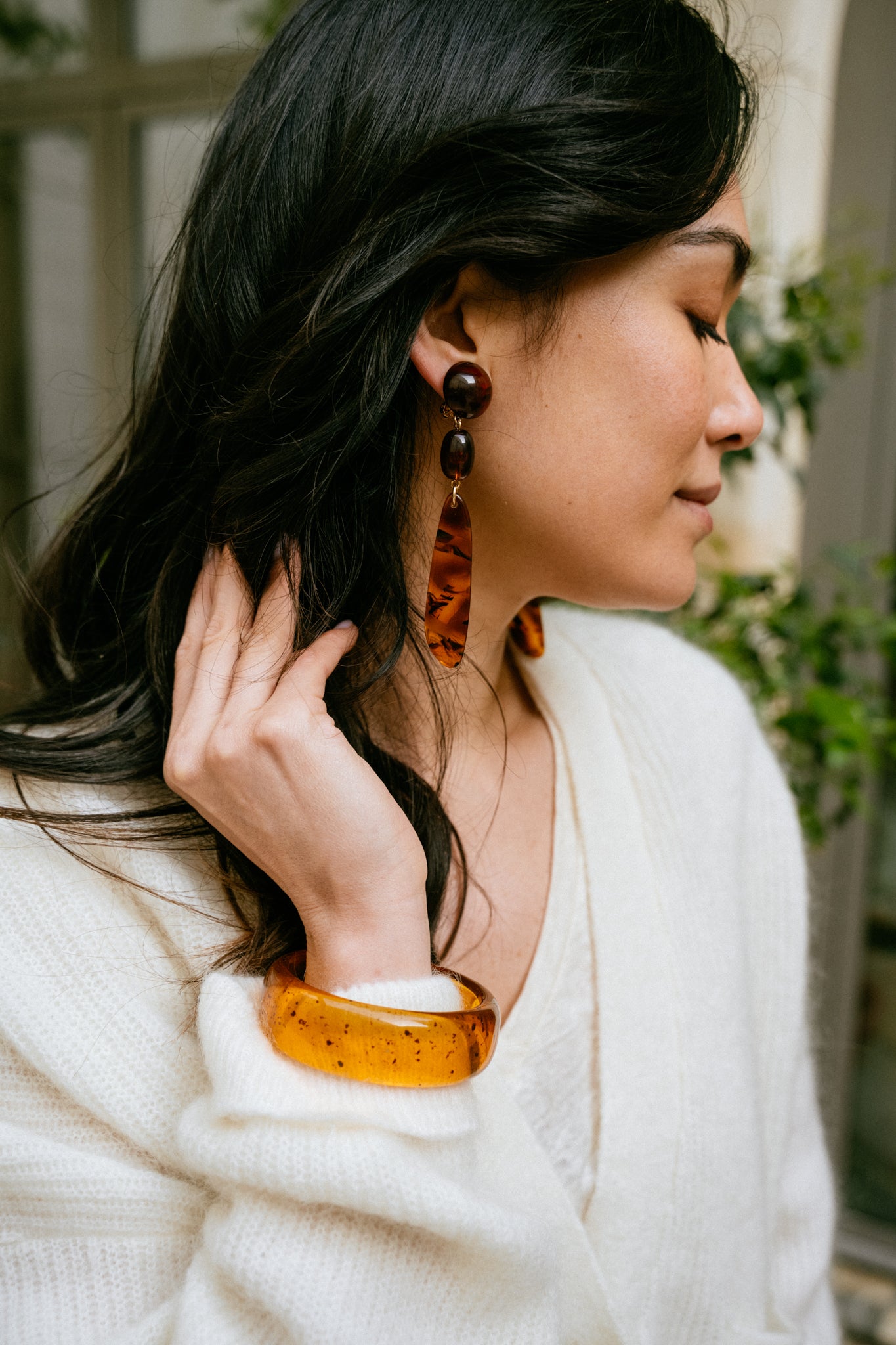 Bracelet Odeon ambre Francine Bramli 1