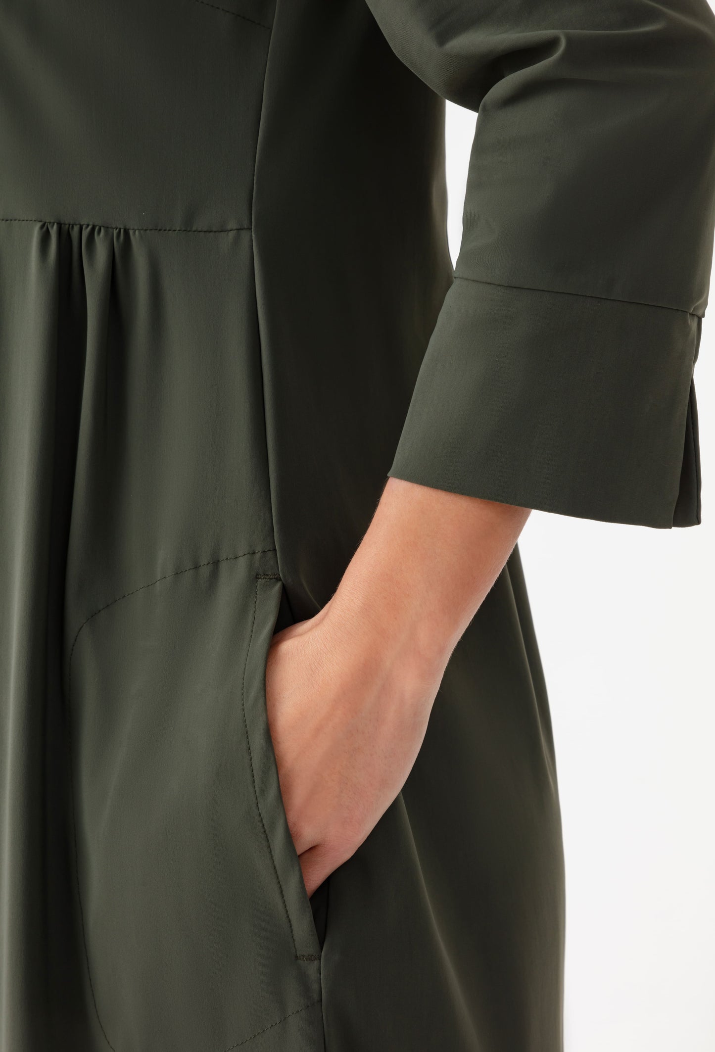 Robe Fox kaki en jersey technique 3