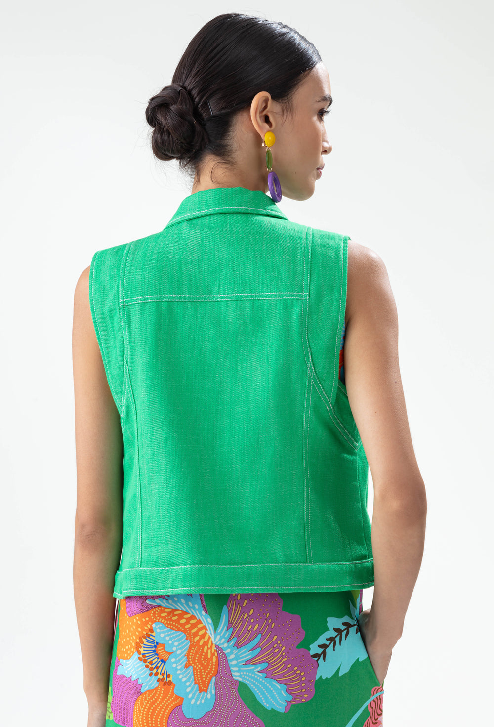 Veste Papillon en denim mint 3