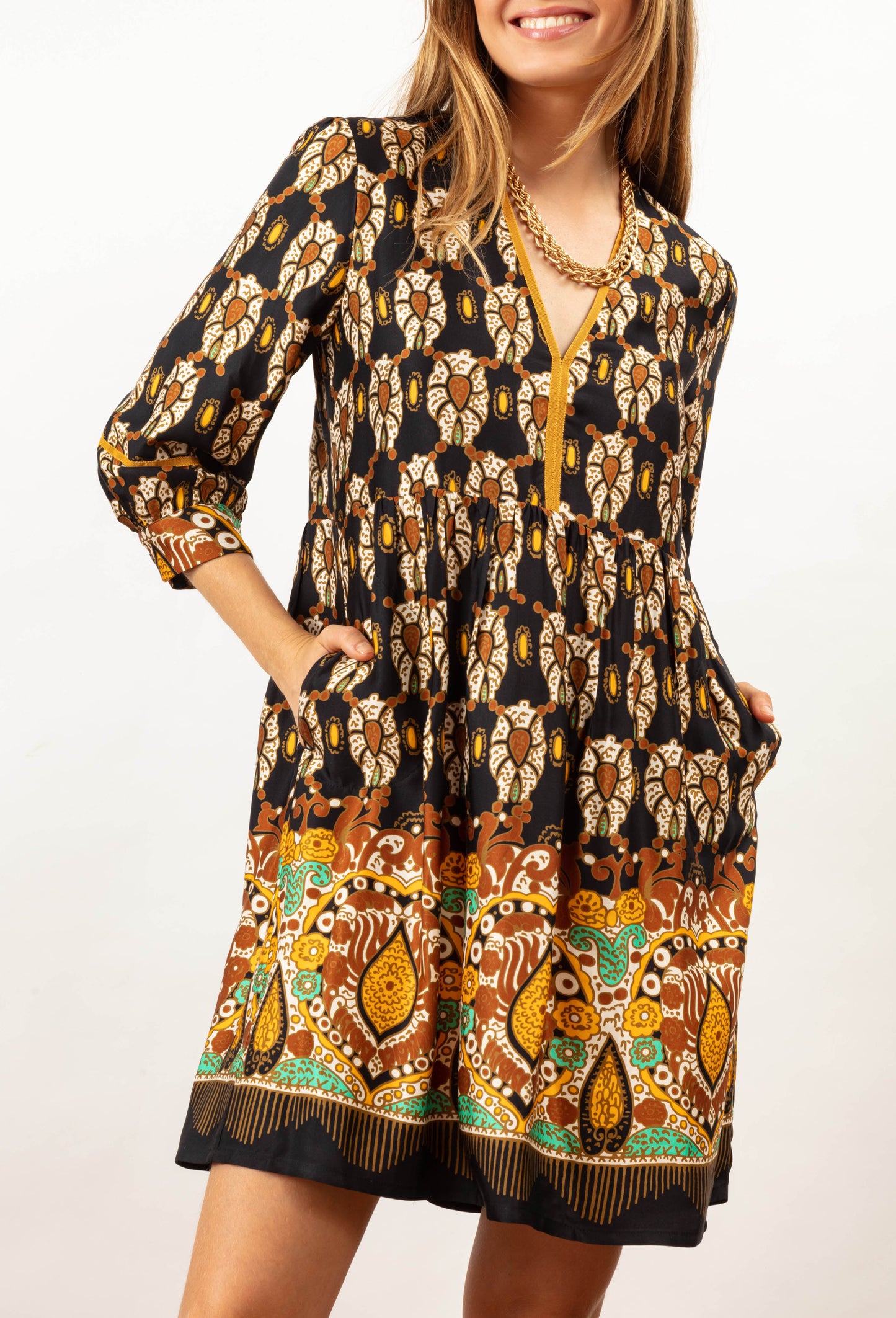 Robe Salma imprimée 1