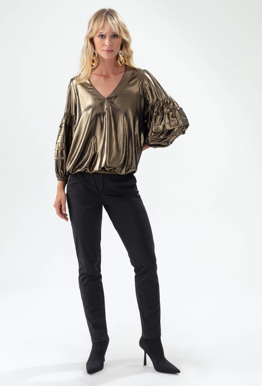 Blouse Mariah en voile mordoré 5