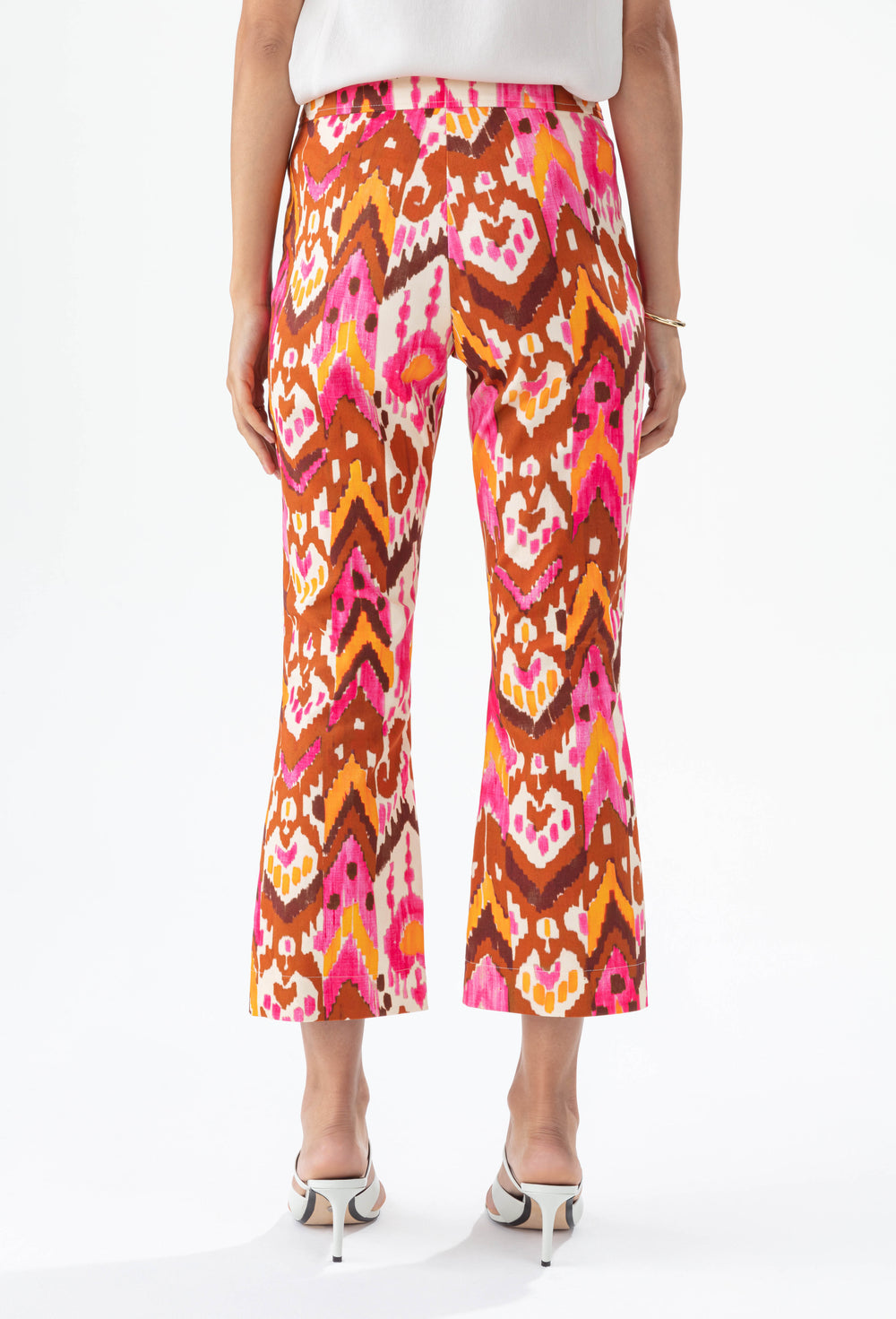 Pantalon Bengale coupe bootcut imprimé ikat 4