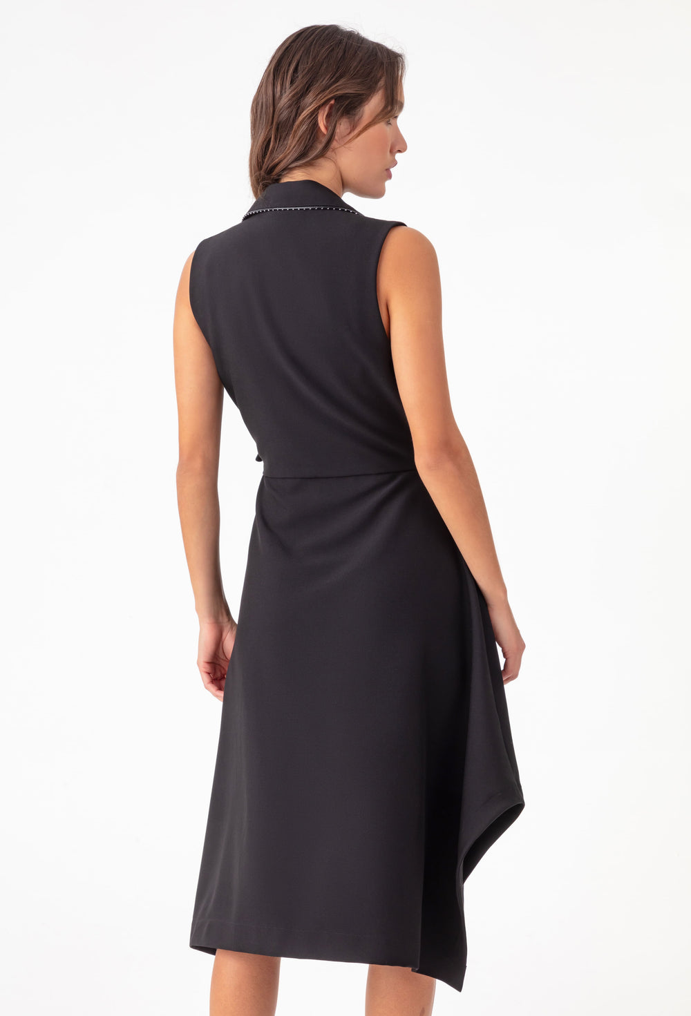 Robe portefeuille Jane noire 4