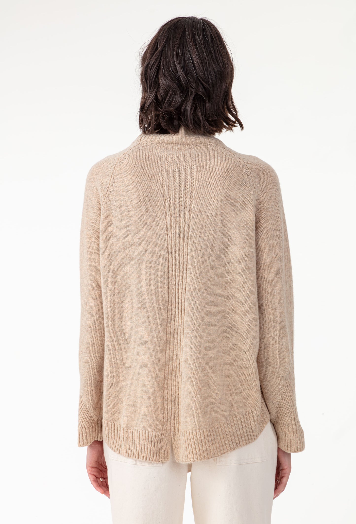 Pull Conrad beige en laine 3