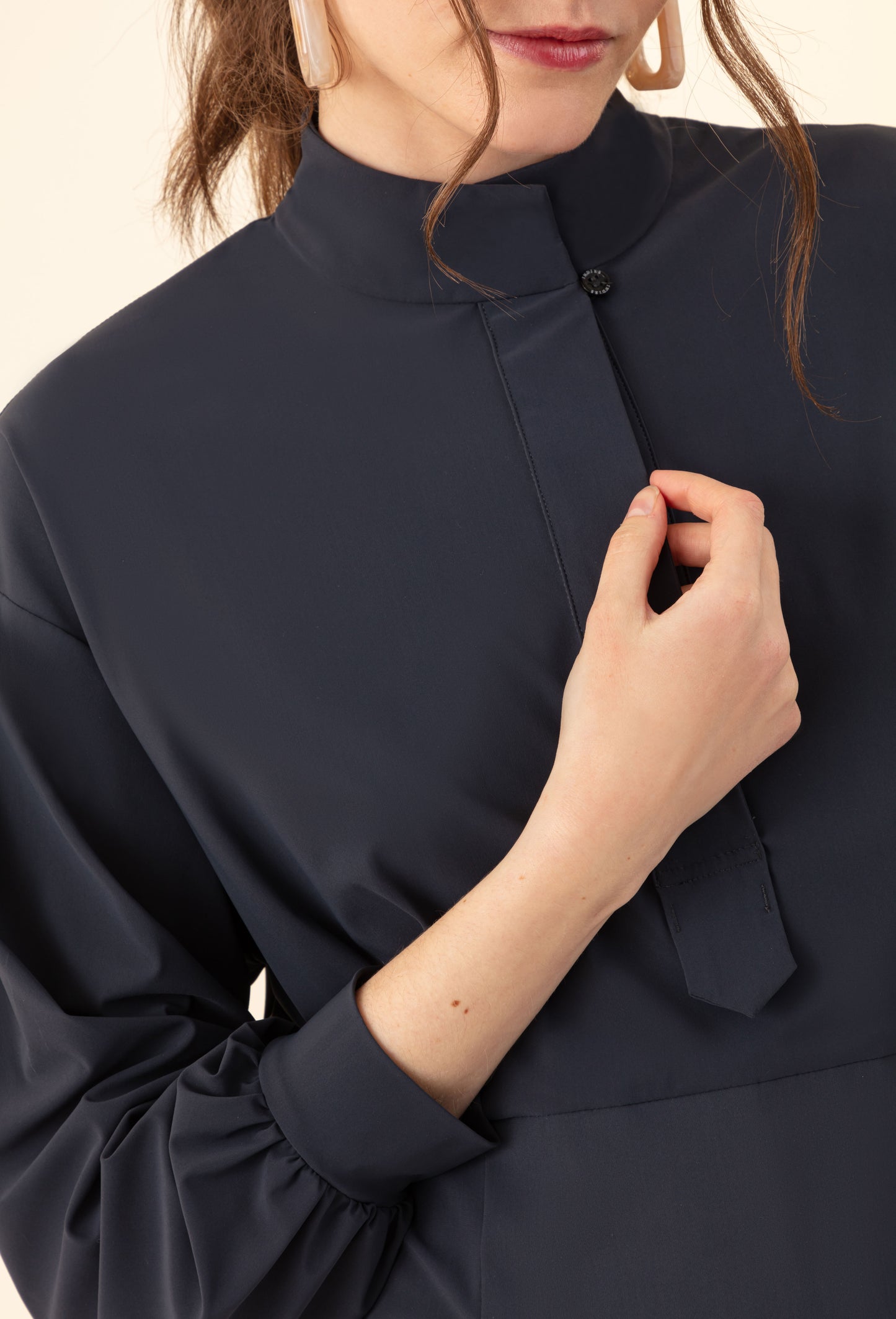 Robe Soso grise en jersey technique 4