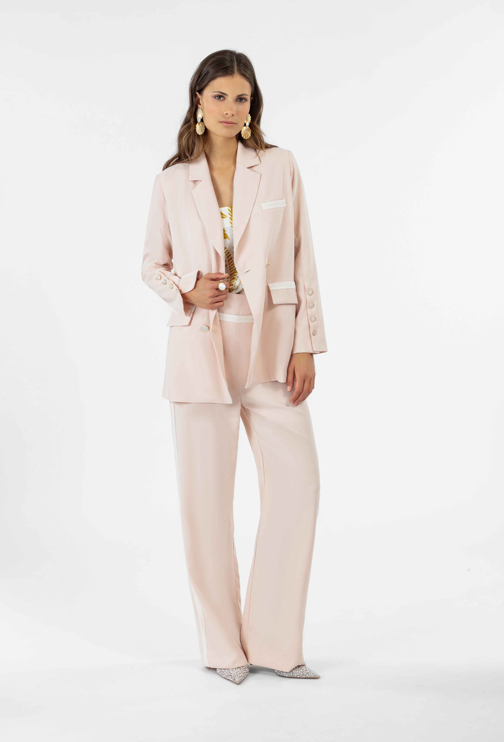 Blazer Lester rose poudré 7