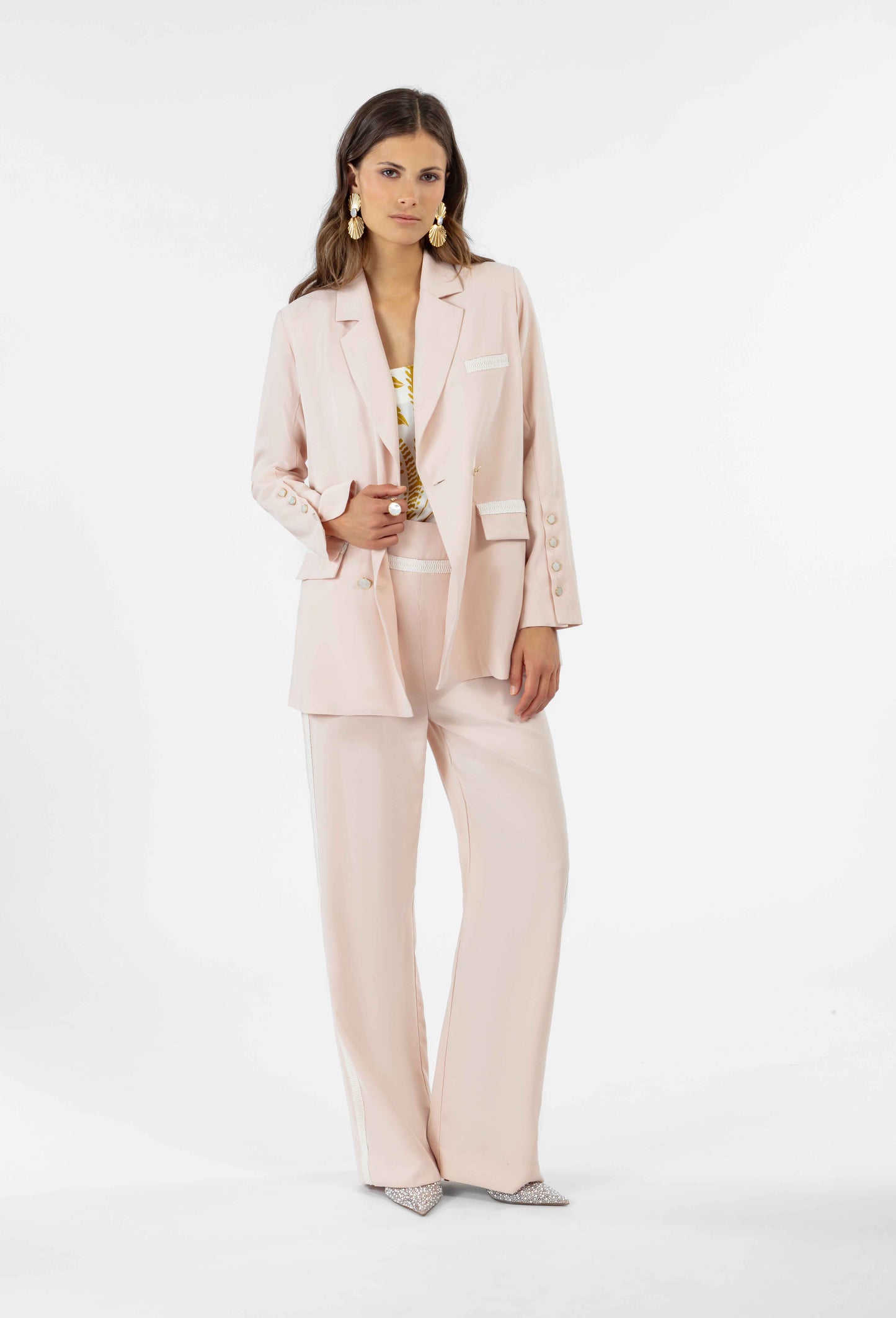 Blazer Lester rose poudré 7