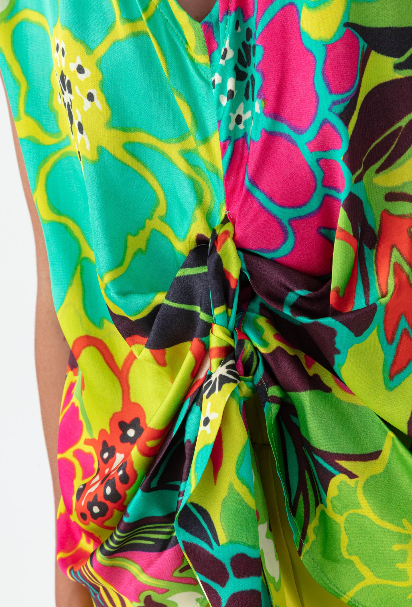 Top Palmier imprimé tropical 2