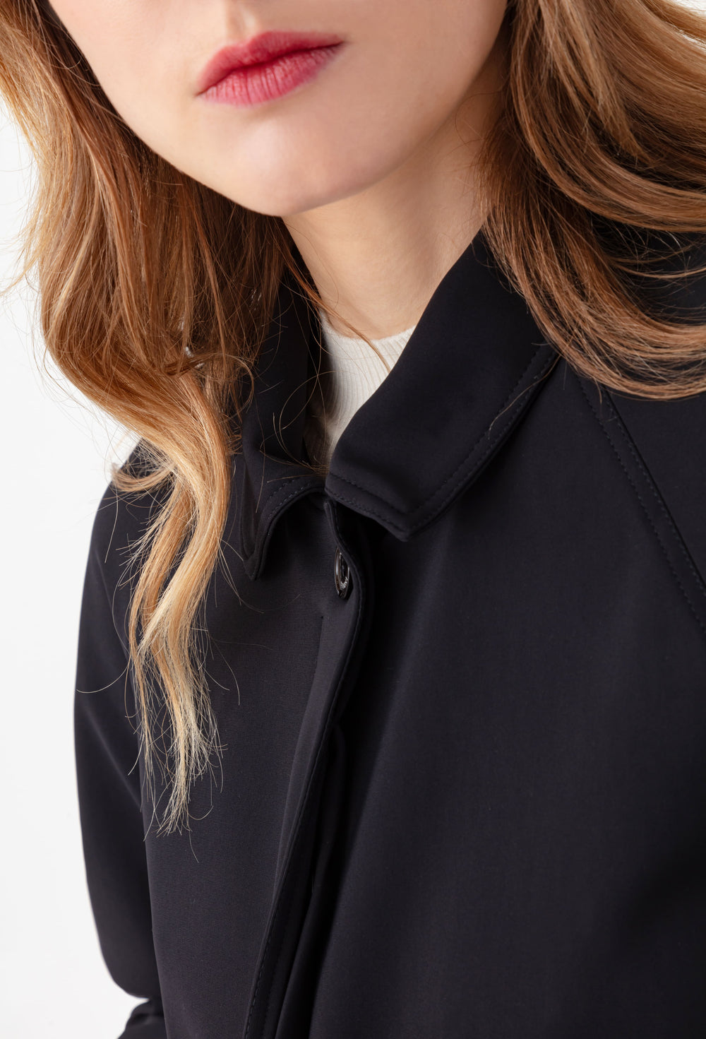 Veste imperméable Solea en jersey technique noir 2