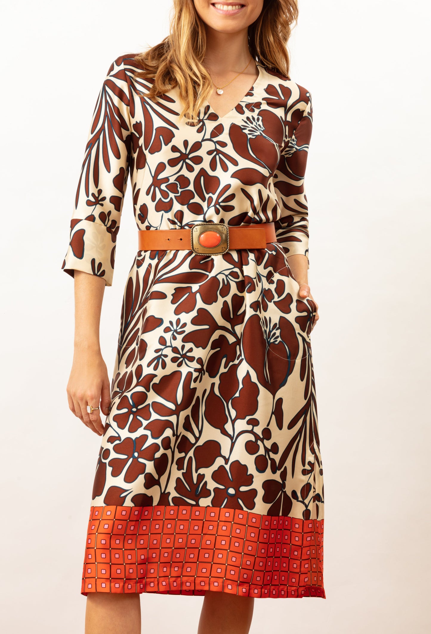 Robe Ornella imprimée 4