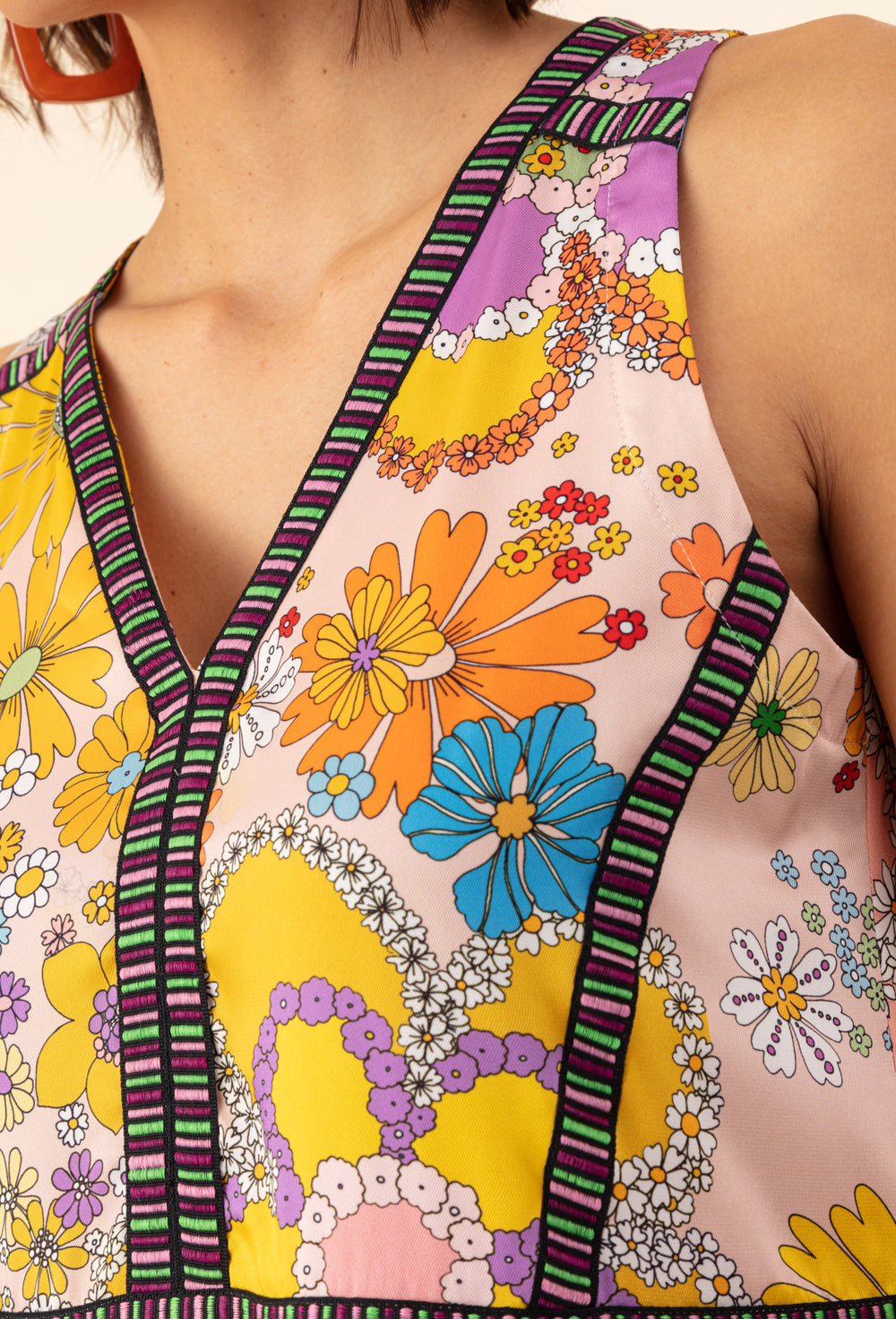 Robe Capucine imprimé fleuri 4