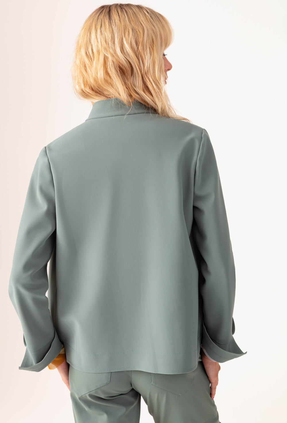 Veste Octavia argile en jersey technique 2