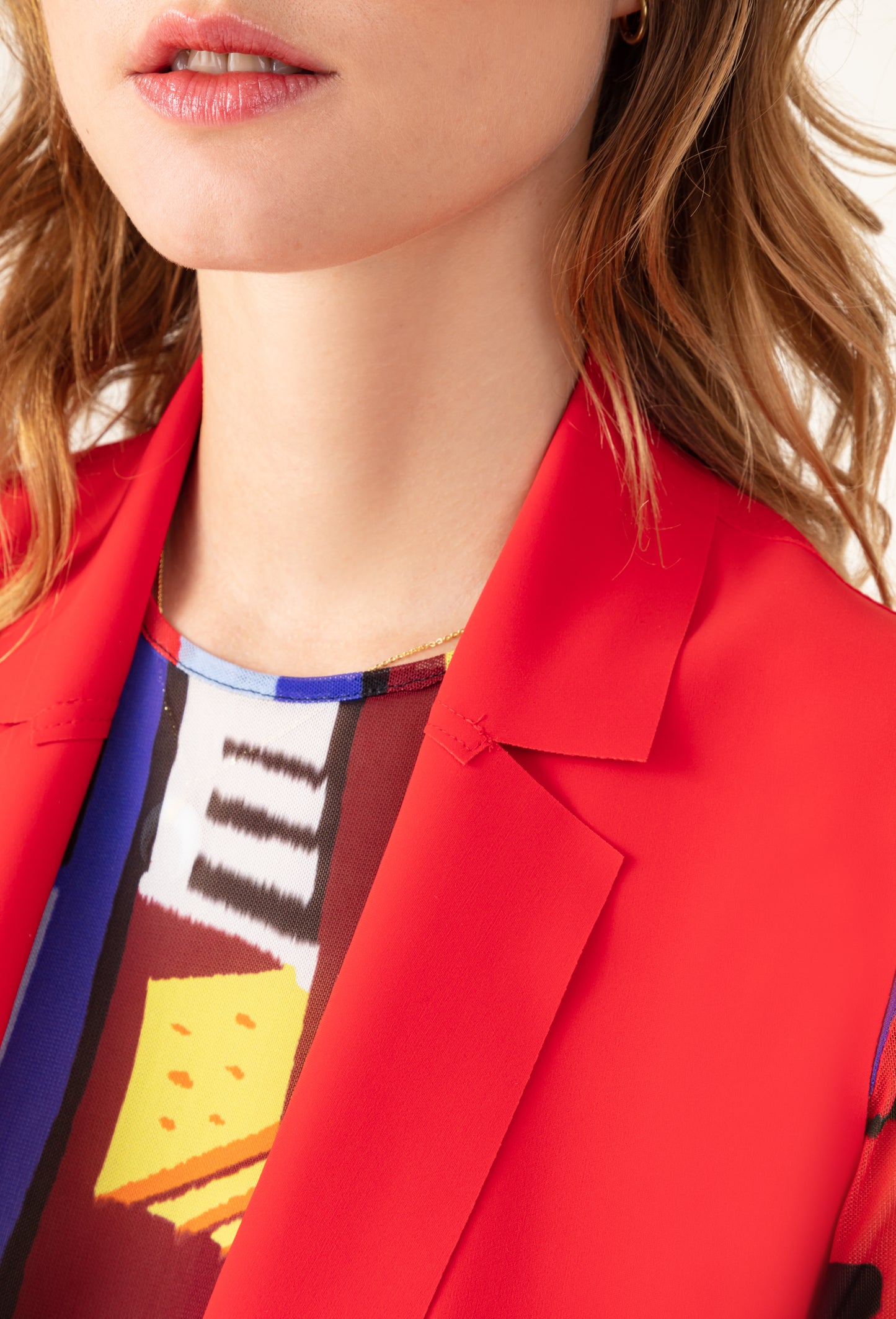 Gilet Raphael rouge en jersey technique 4