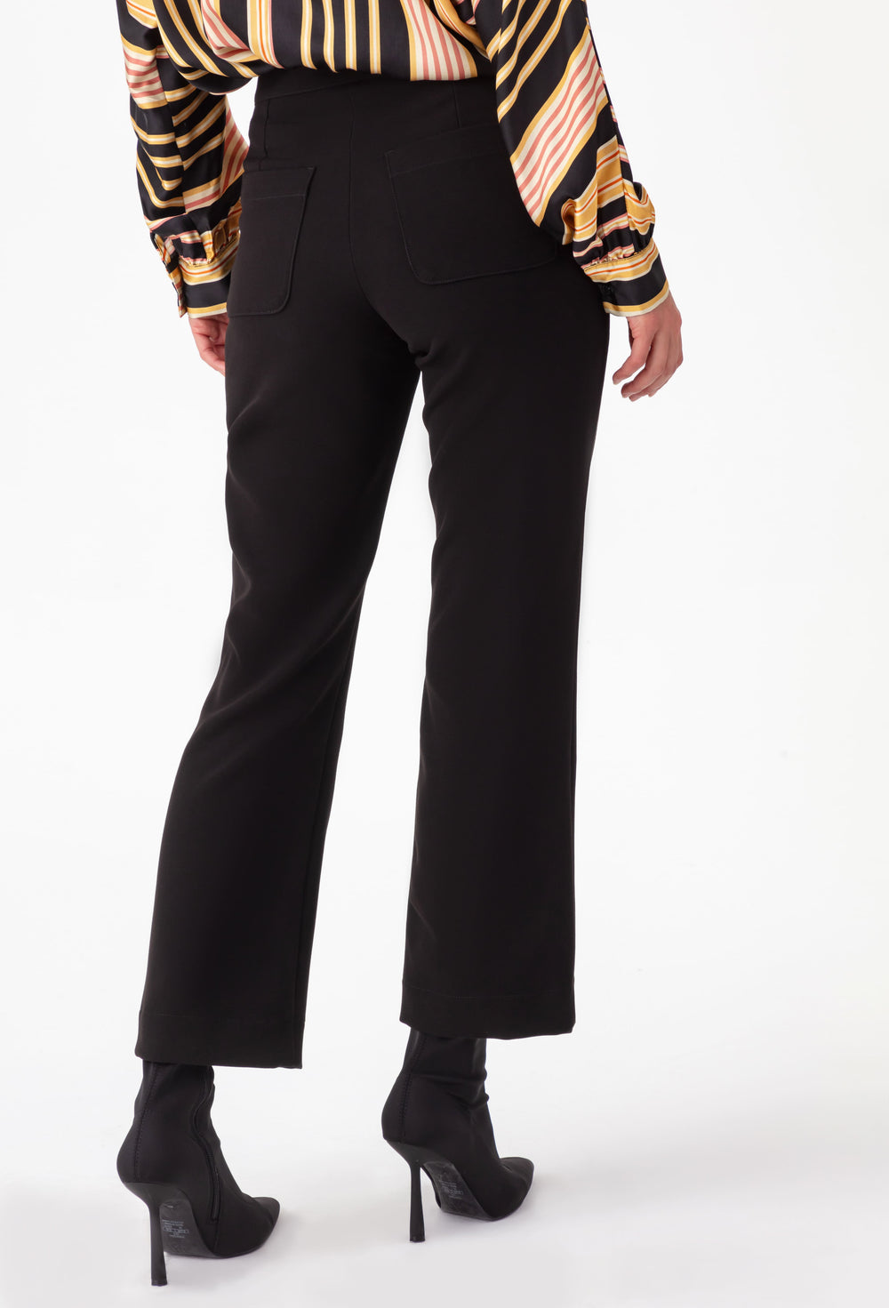 Pantalon évasé Circe noir 4