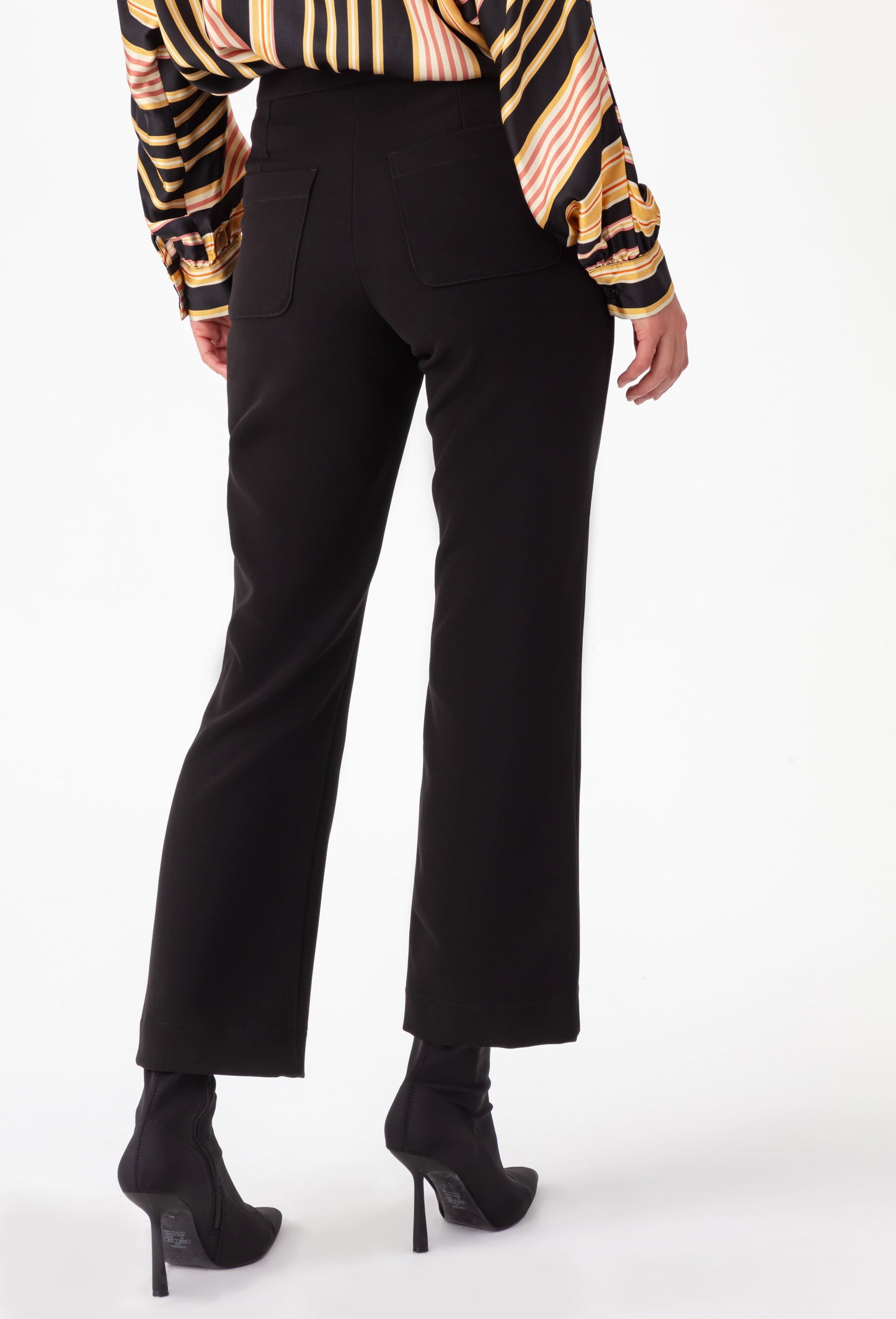 Pantalon évasé Circe noir 4