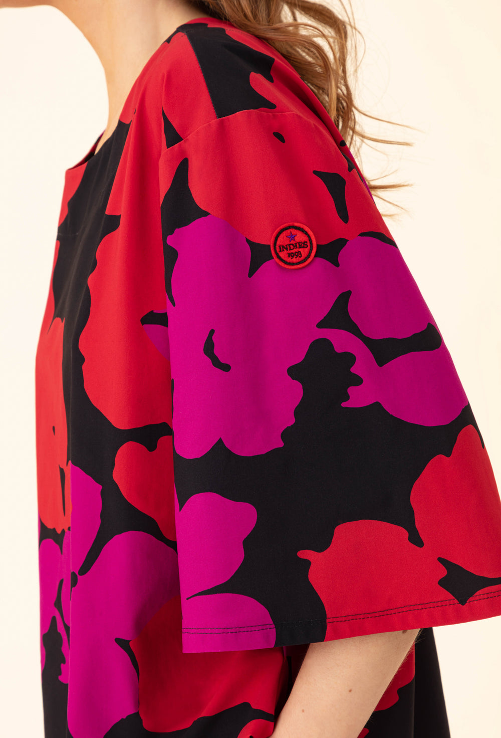 Top Harper en jersey technique imprimé fleuri 3