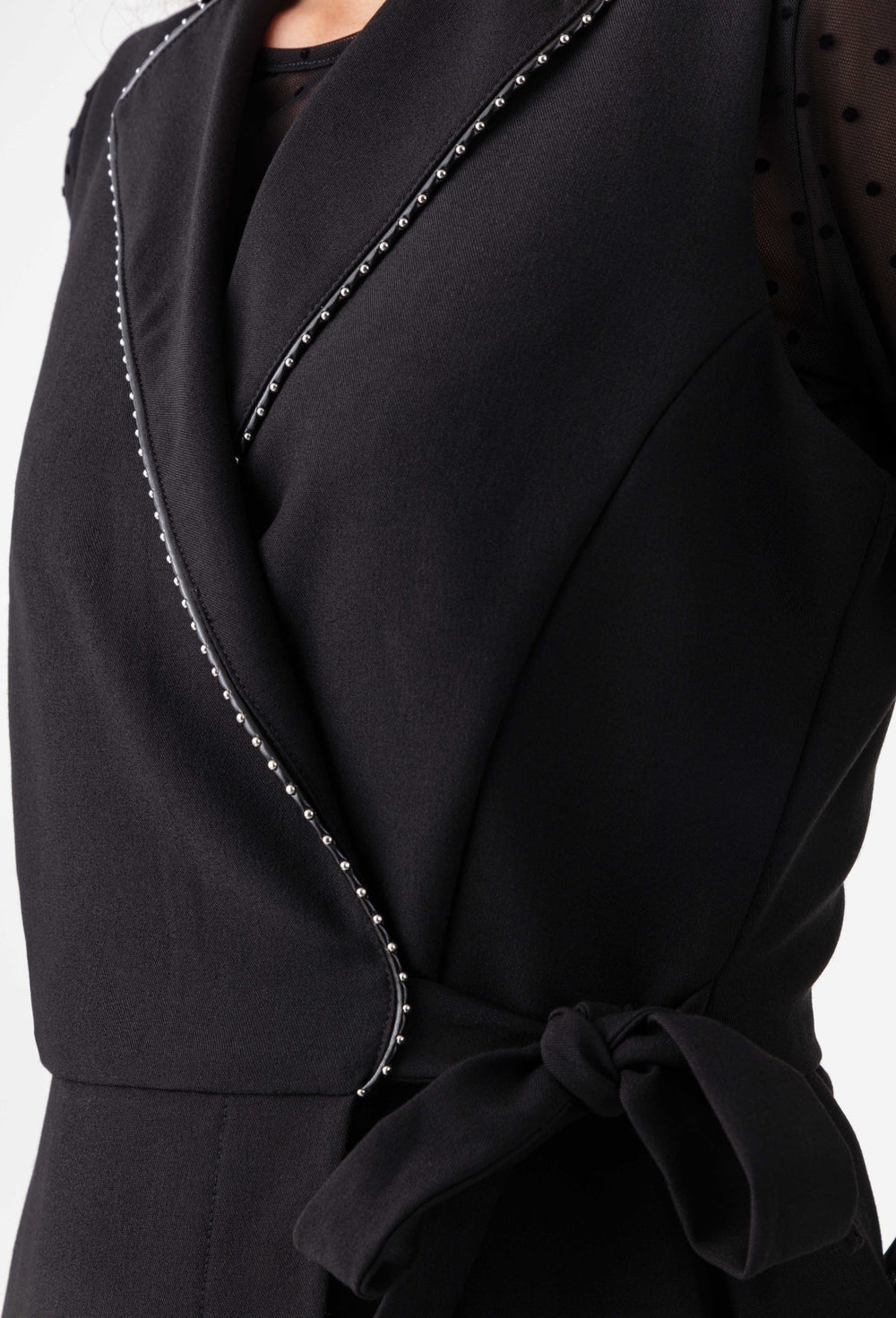 Robe portefeuille Jane noire 2
