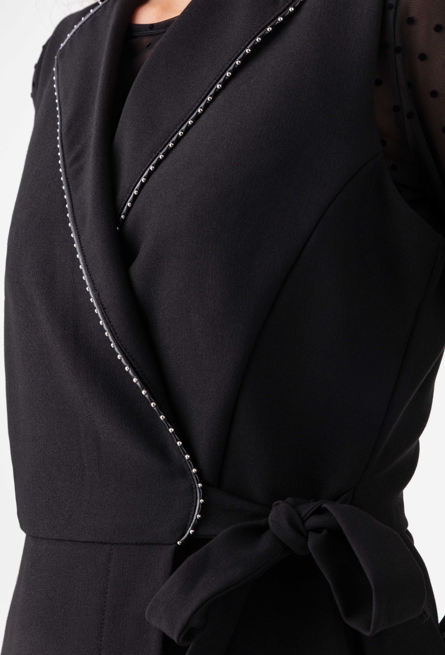 Robe portefeuille Jane noire 2