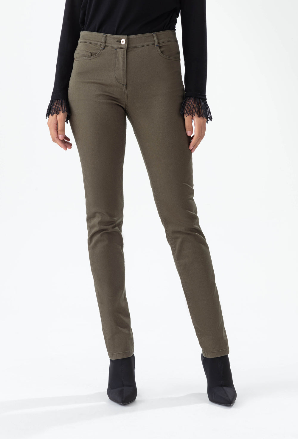 Pantalon Privilège bi-stretch kaki 3