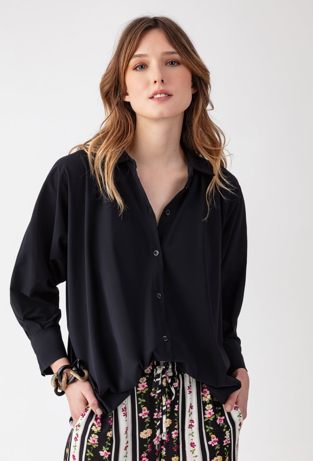 Chemise Thelma noire 5
