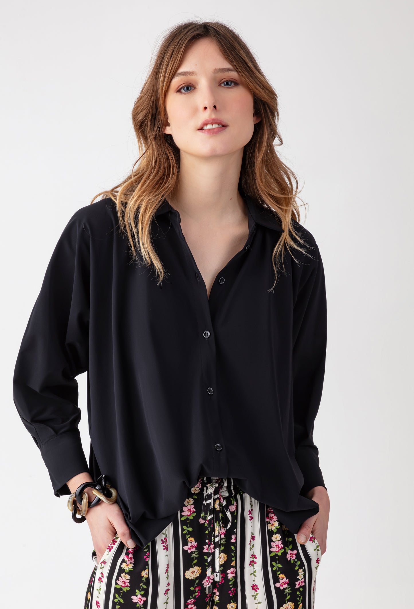 Chemise Thelma noire 5