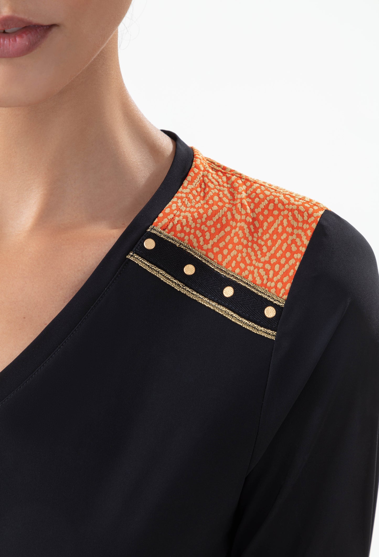 Tee-shirt Signe bi-matière en jersey technique 2