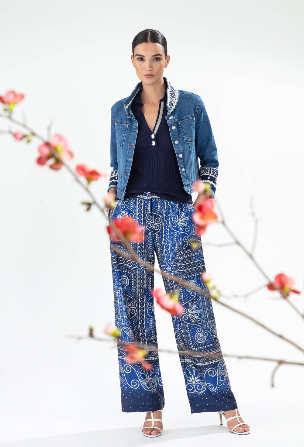 Pantalon fluide Gaultier imprimé 7