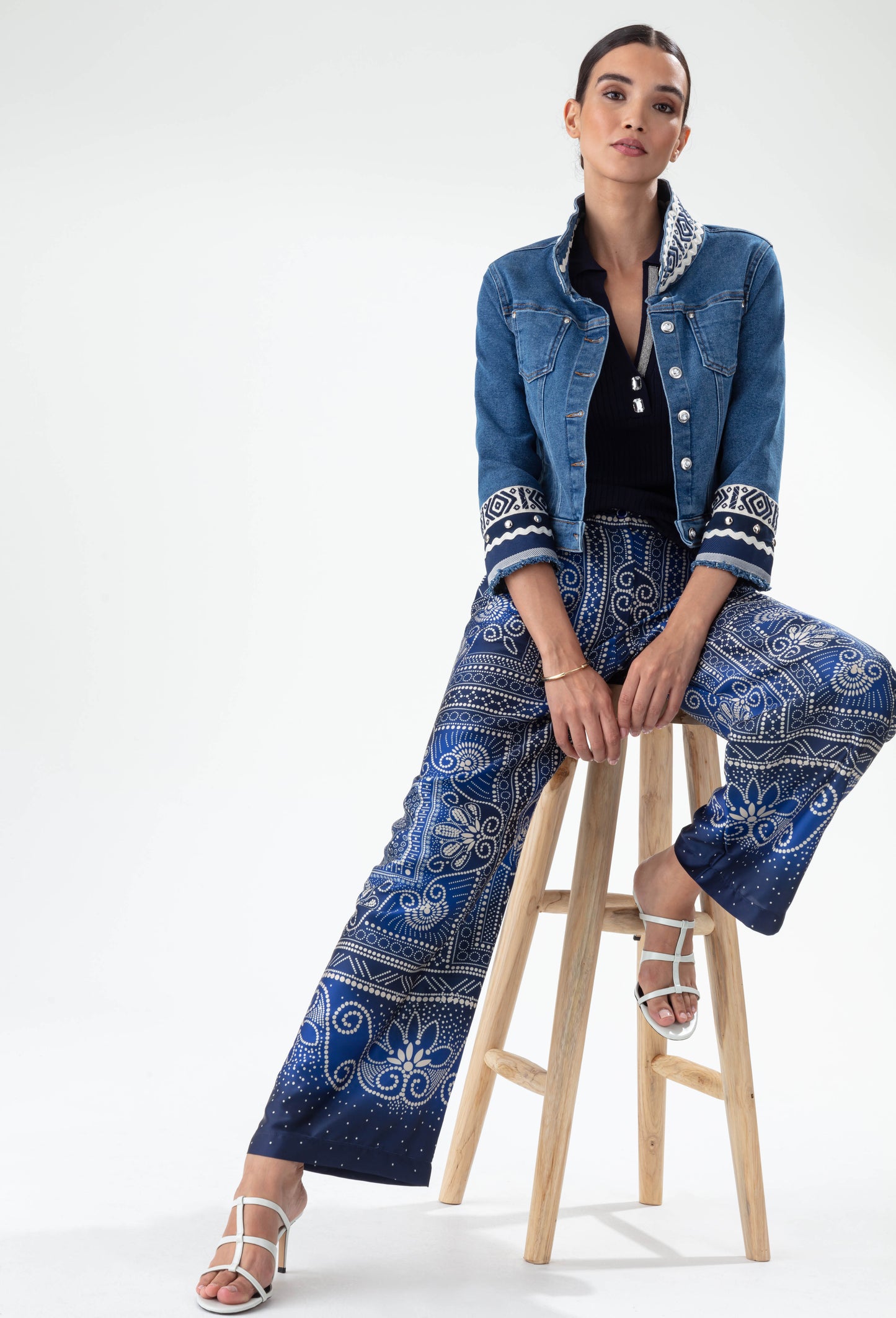 Pantalon fluide Gaultier imprimé 6