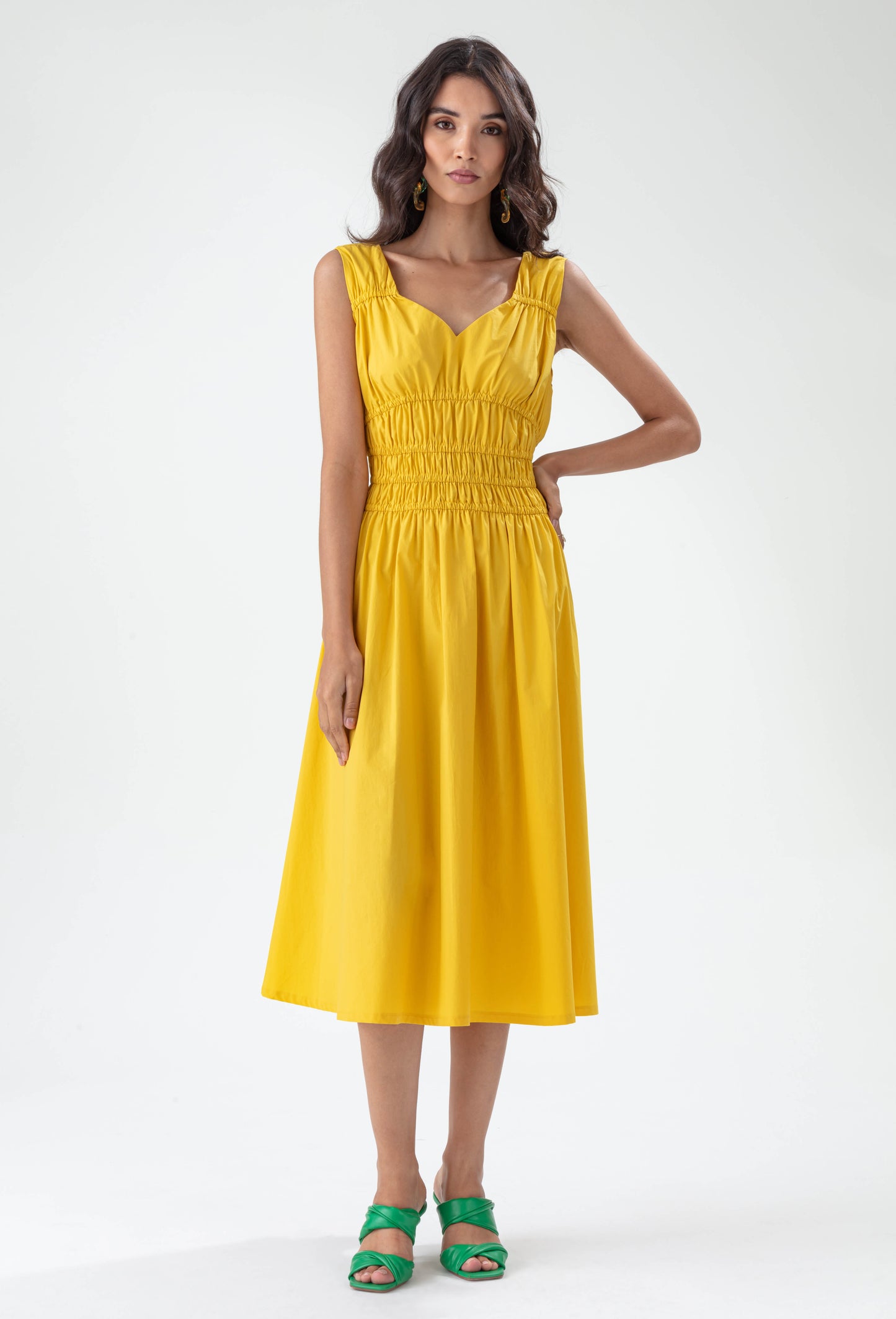 Robe Utopie safran 1