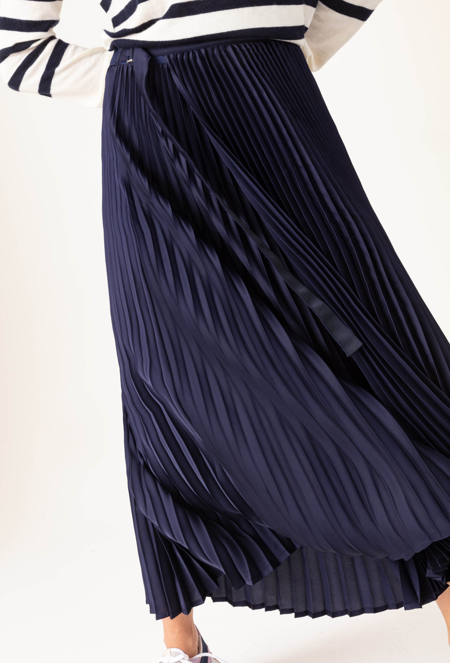Jupe Martin plissée marine 4