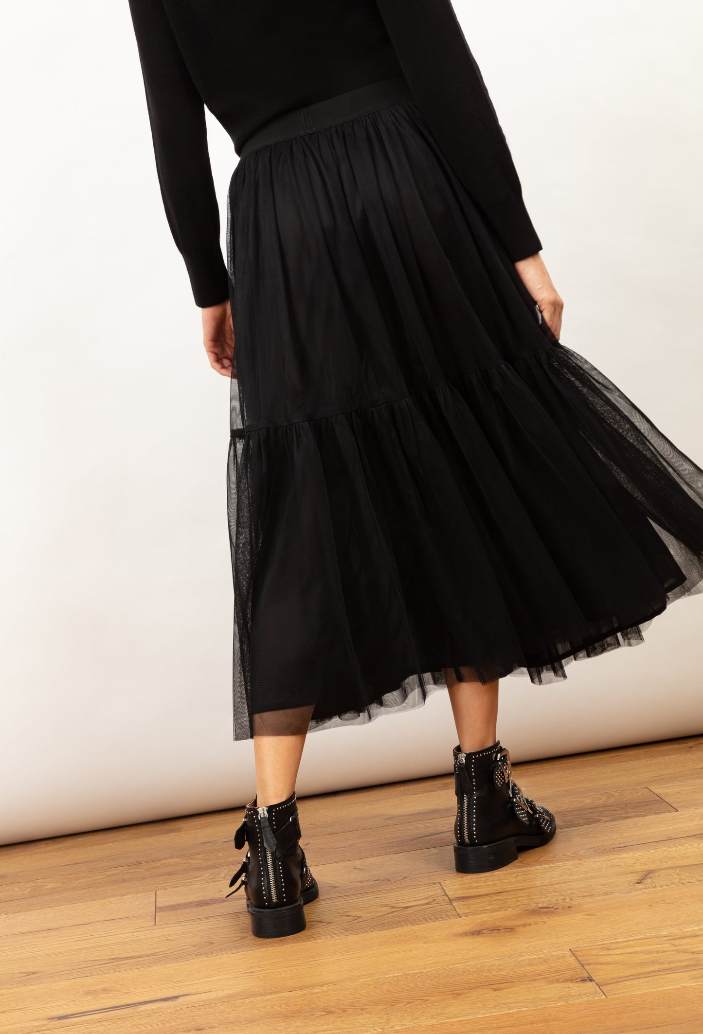 Jupon Manon en tulle noir 3