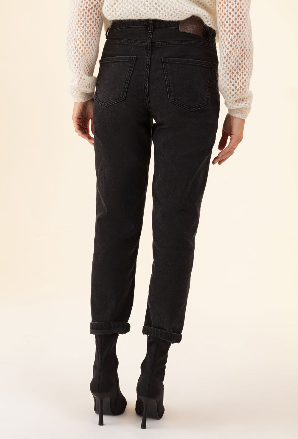 Jean Suzy noir en coton 3