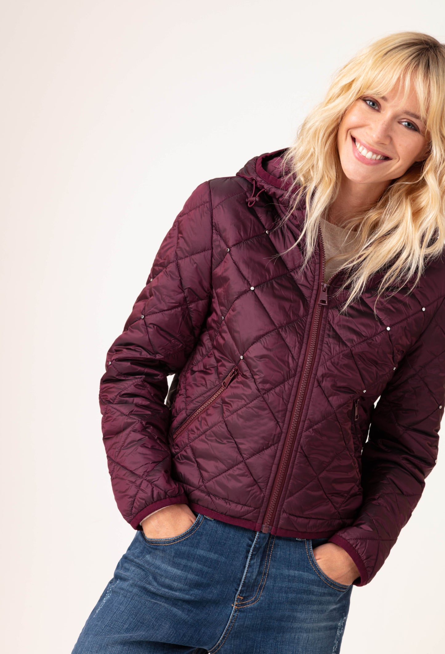 Doudoune Malia prune 1