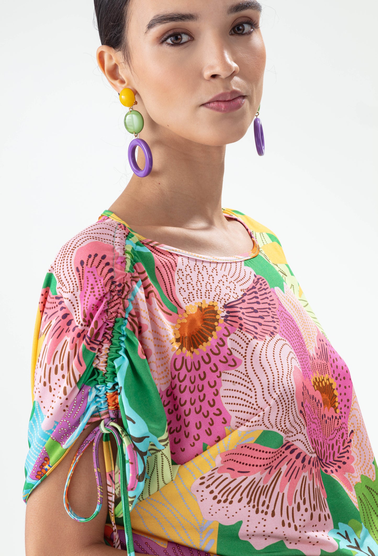 Top Mandala imprimé colors flowers 2