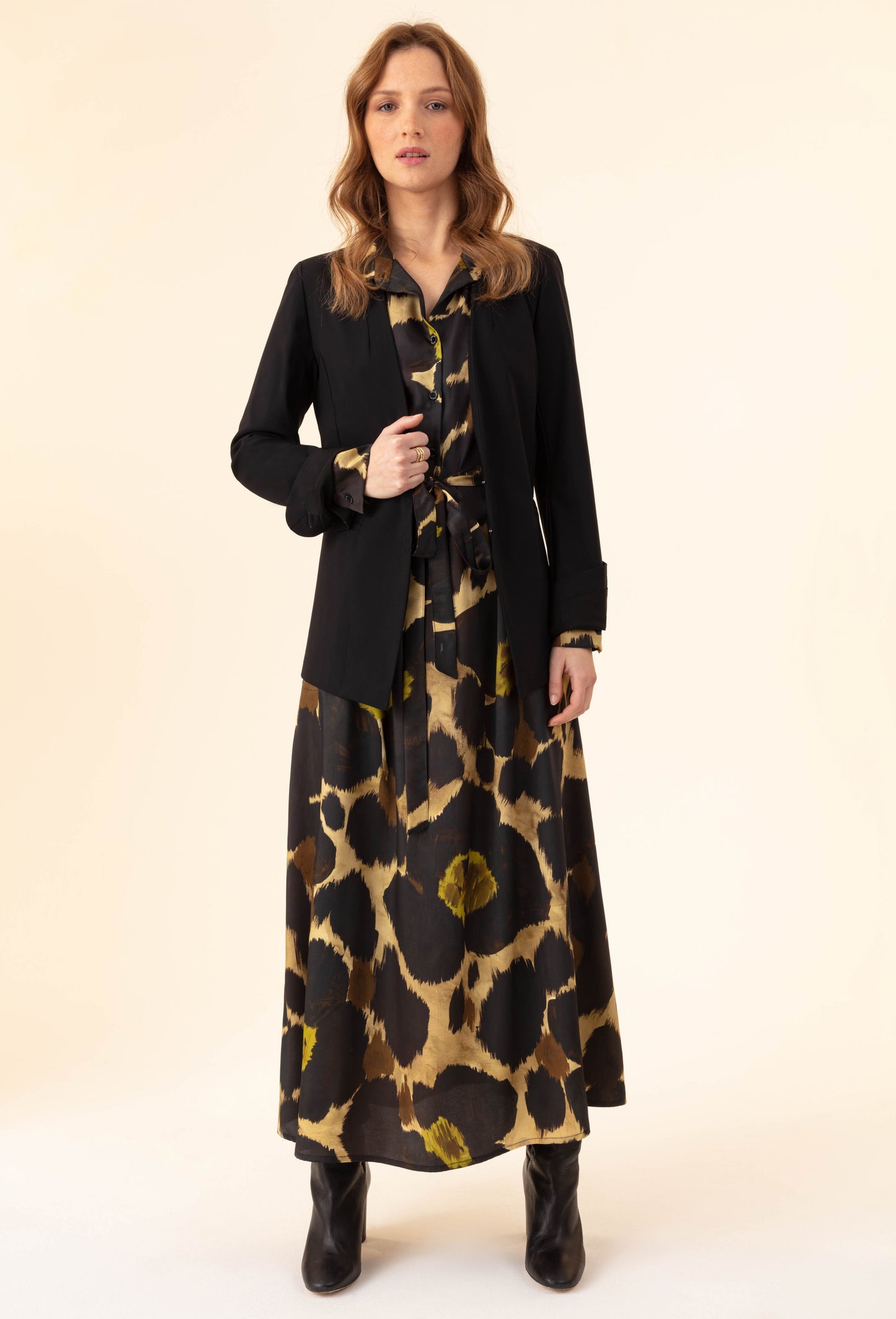 Robe + Ceinture Dylla imprimé savannah 7