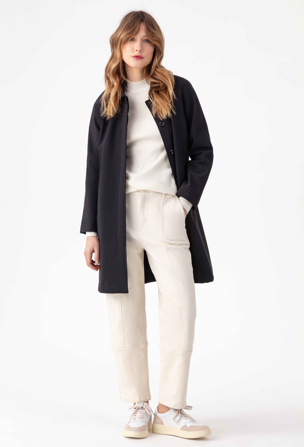Veste imperméable Solea en jersey technique noir 8
