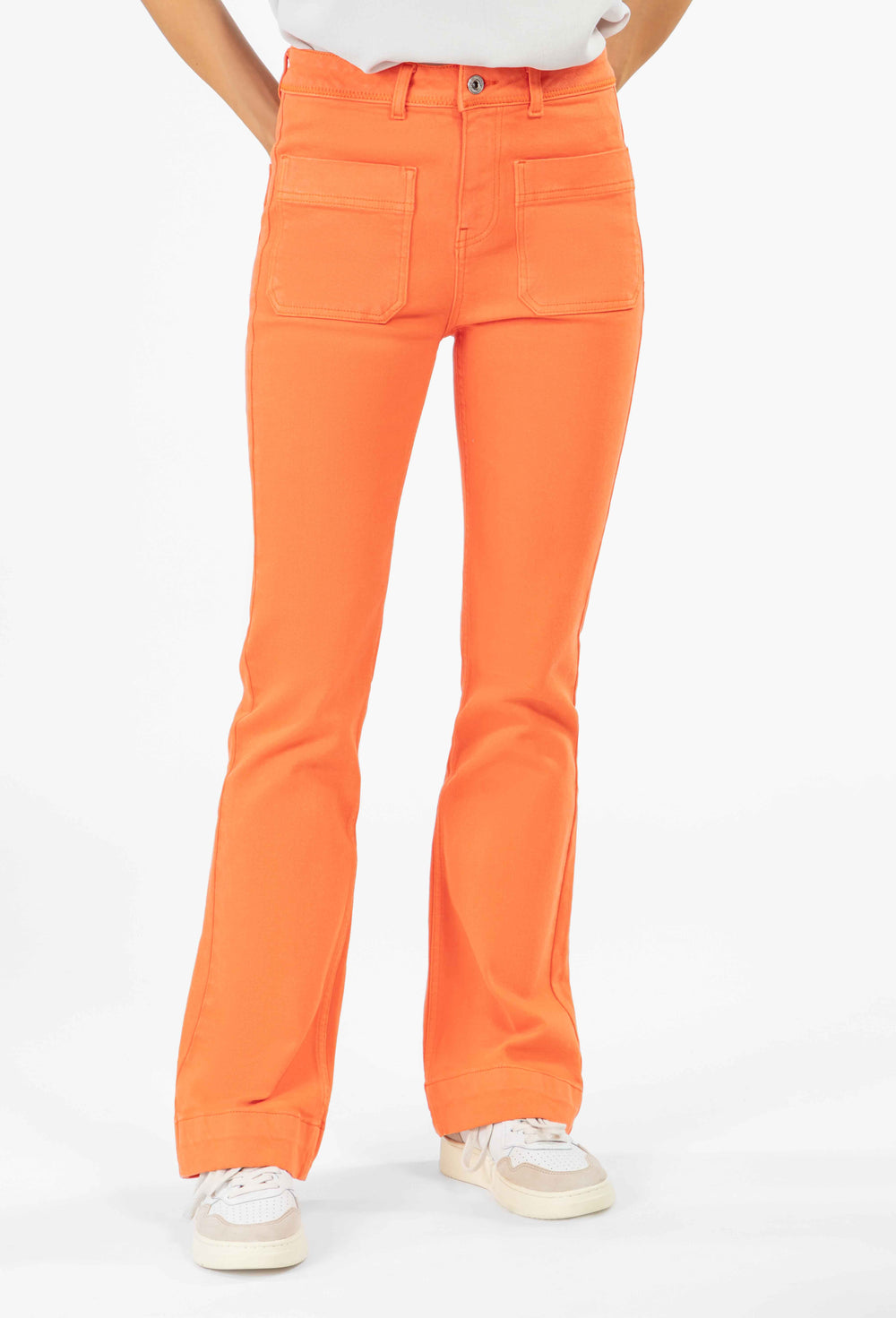 Jean flare Warren orange 2
