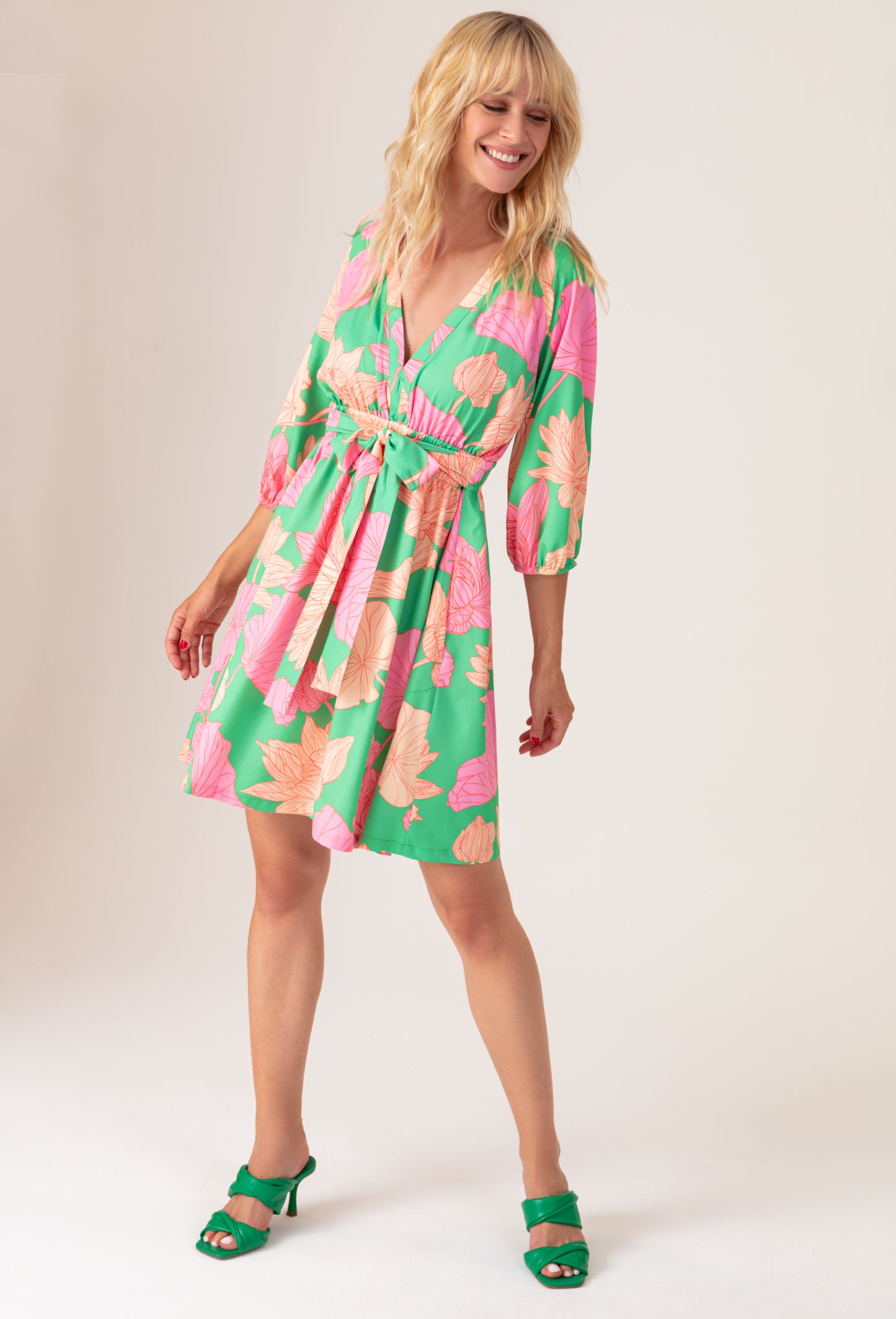 Robe Josephine imprimé fleuri 2