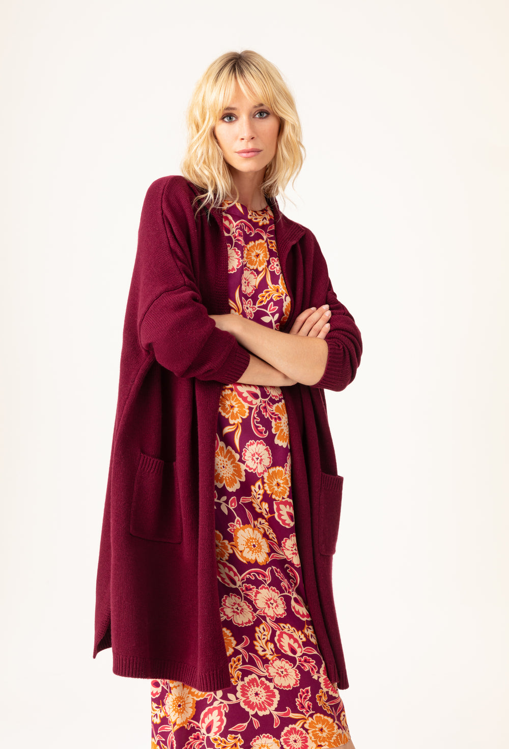 Robe longue Max imprimé fleuri 5