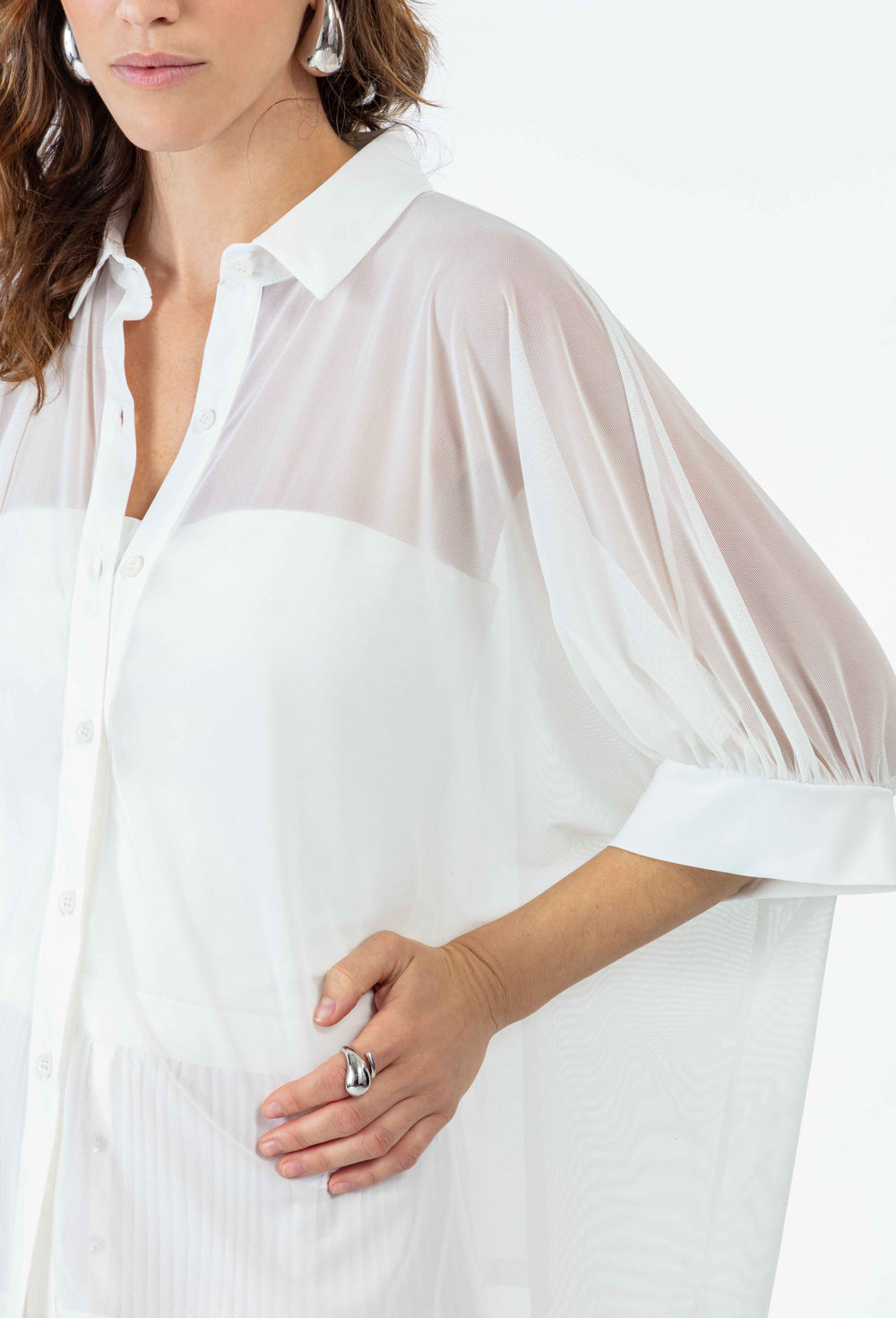 Chemise fluide Nina blanche 4