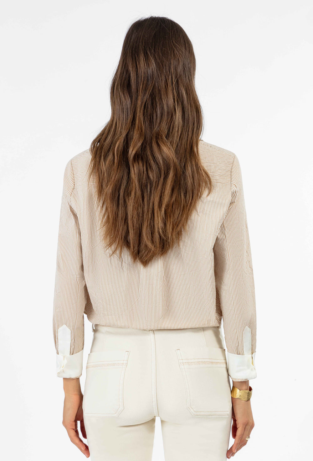 Chemise Enora en popeline rayée 3