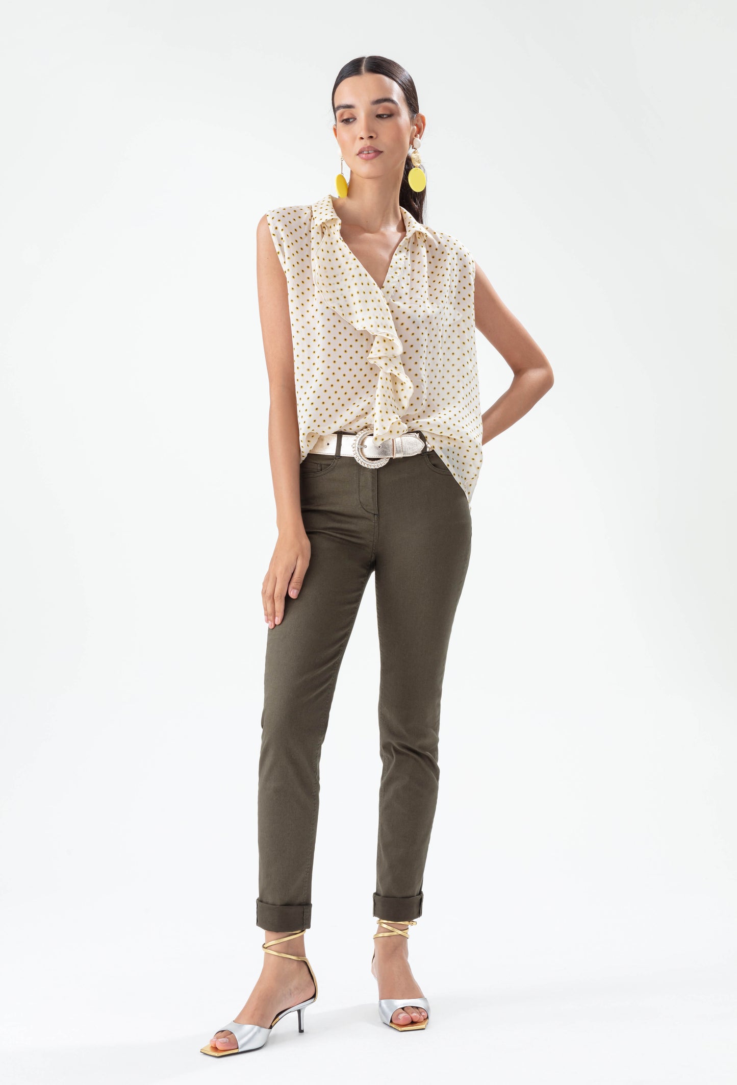 Pantalon Privilège bi-stretch kaki 6