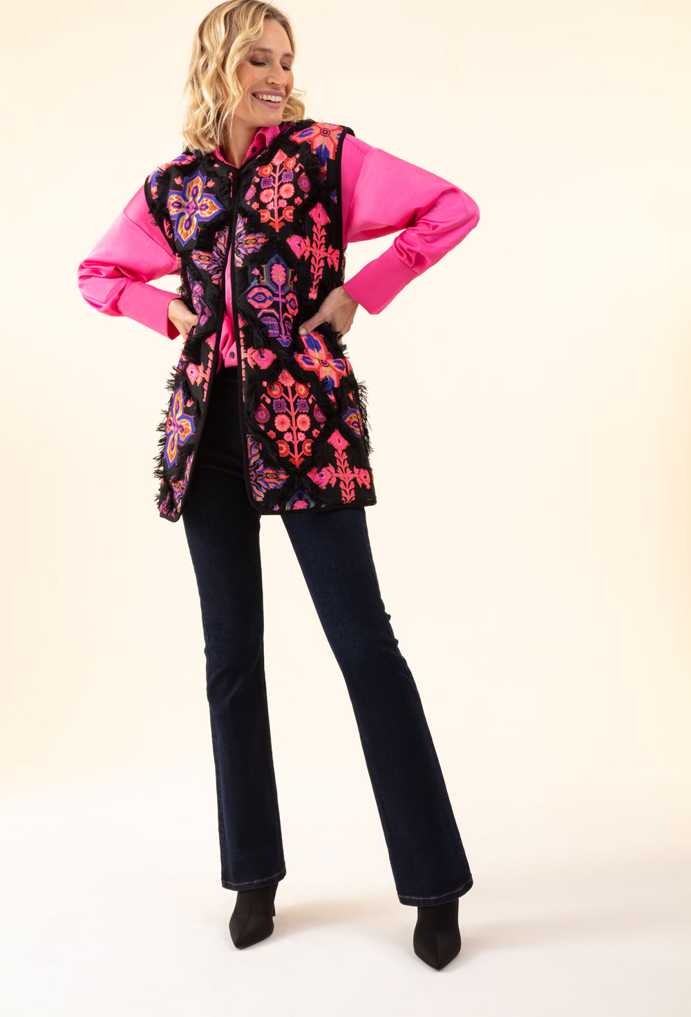 Jean Flare brut en coton 6