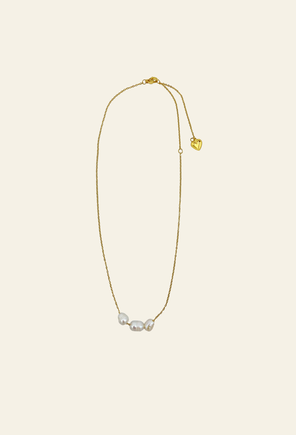 Collier chaine 3 perles Alizée 2