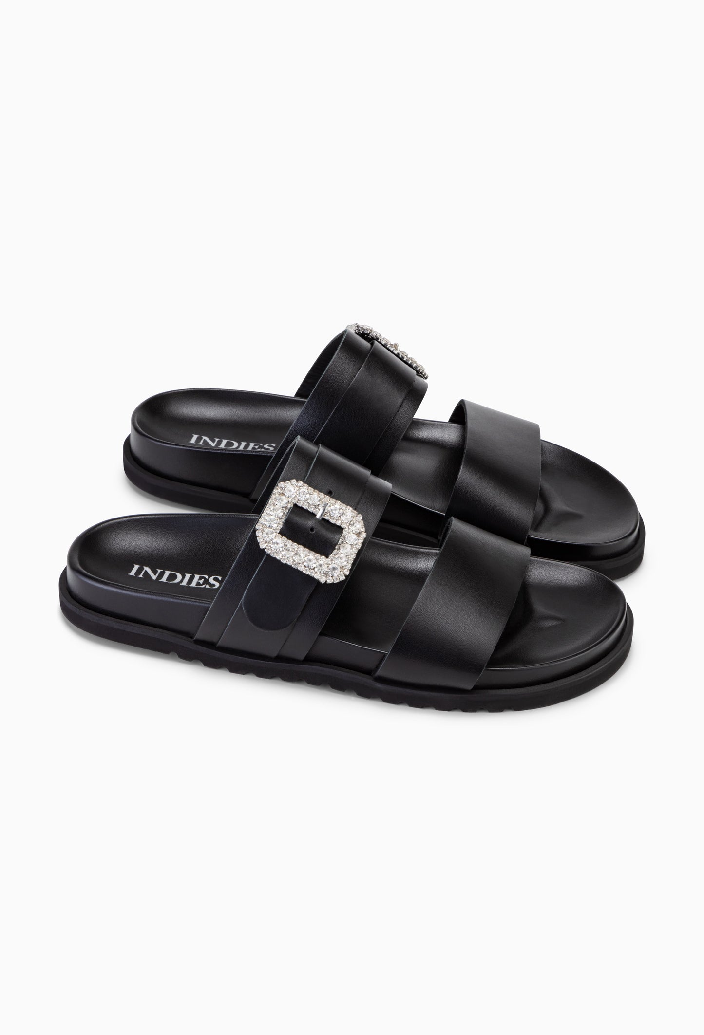 Sandales Corfou noires 1