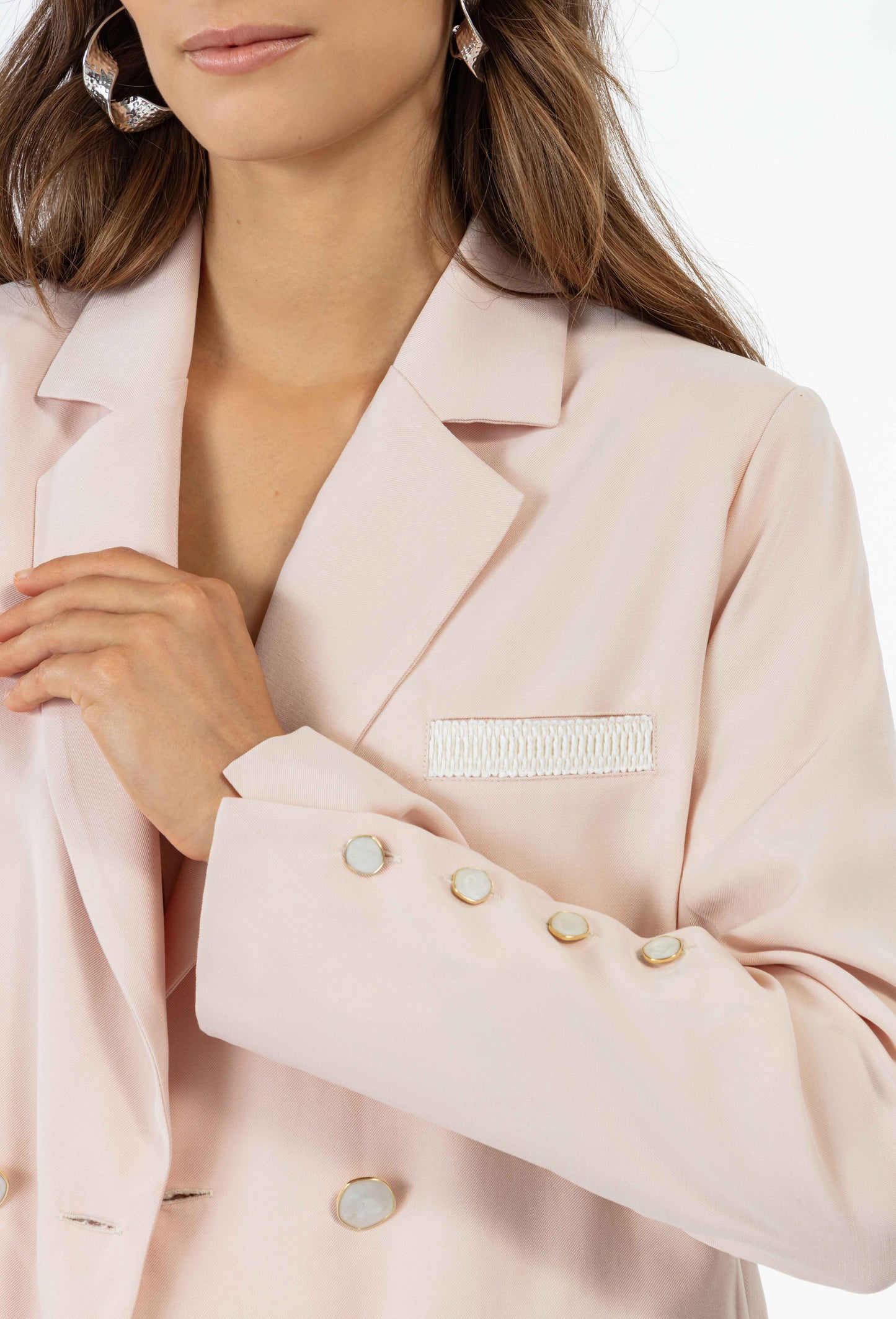 Blazer Lester rose poudré 4