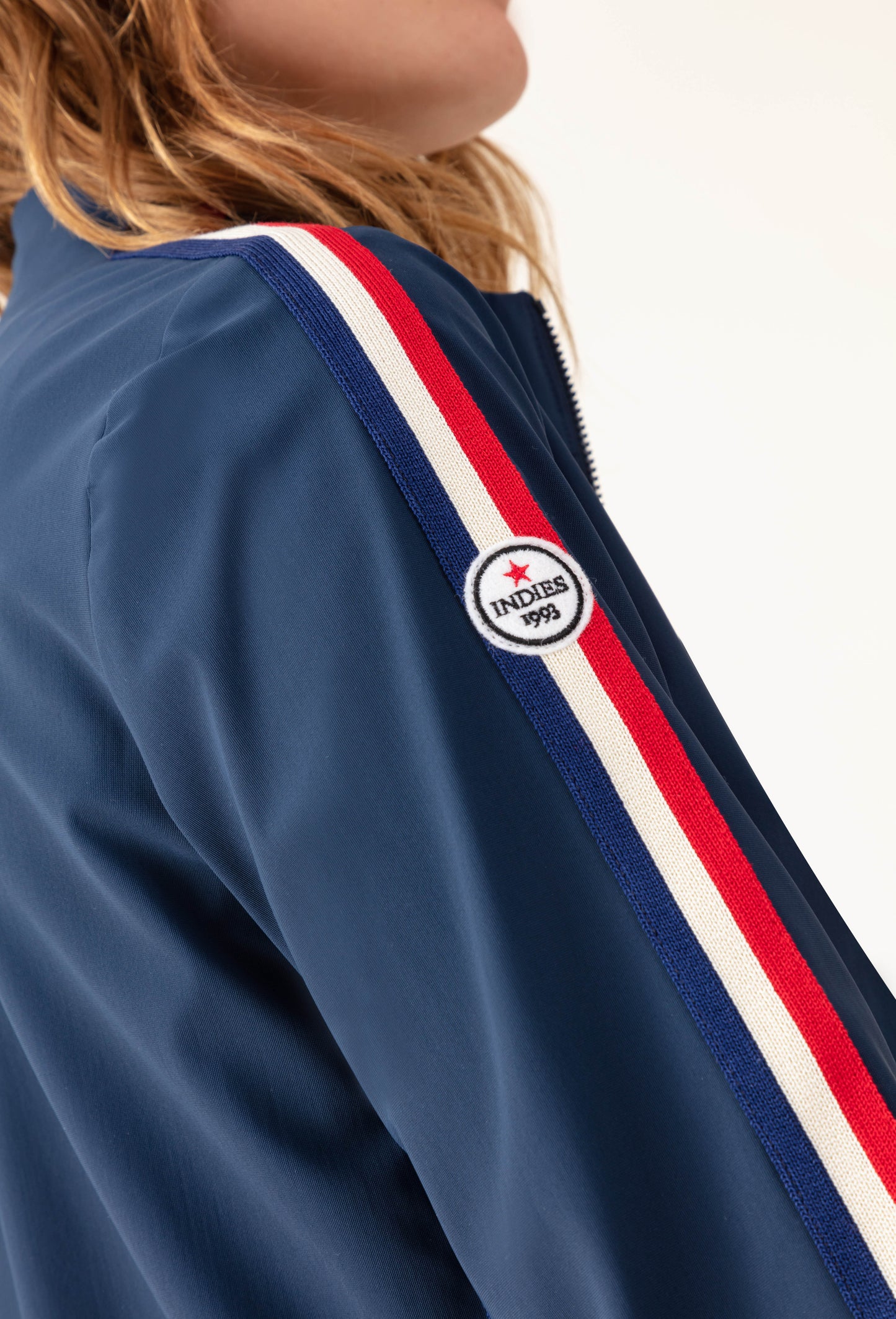 Blouson Serena marine en jersey technique 2