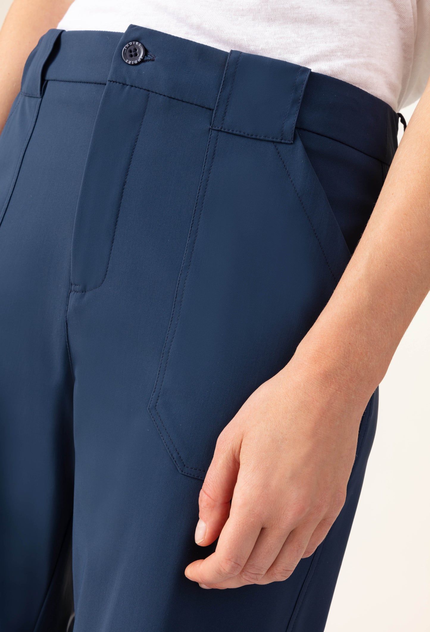 Pantalon Sandra navy en jersey technique 4